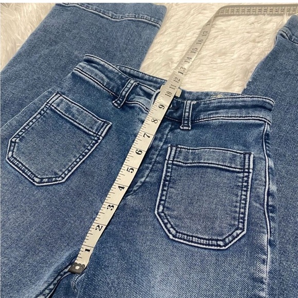 Faherty Stretch Terry Patch Pocket Jean in Riverton Wash Size 24 - Picture 3 of 4